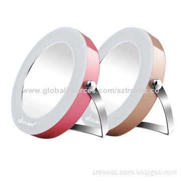 Hot elegant portable LED light cosmetic mirror